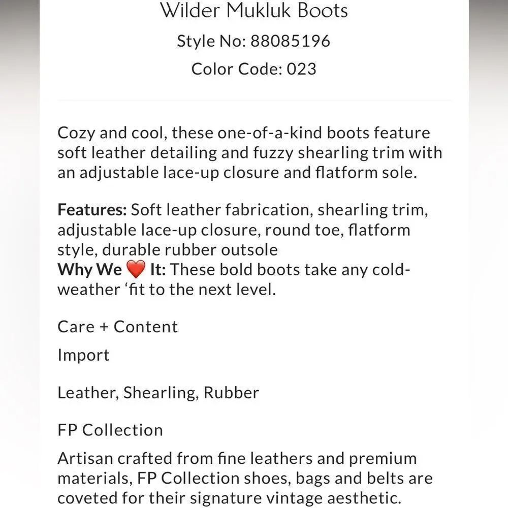 Wilder Mukluk Boots/ size 9 - Picture 15 of 16